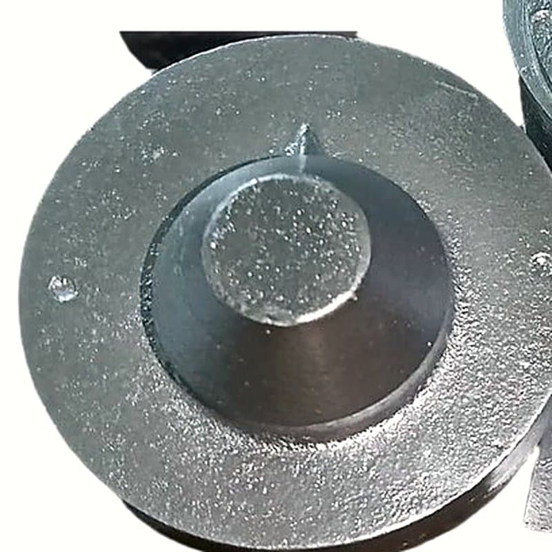 Upper punch of a cast metal diya mould